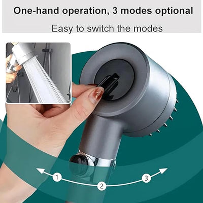 3 Modes Shower Head High Pressure Shower Head