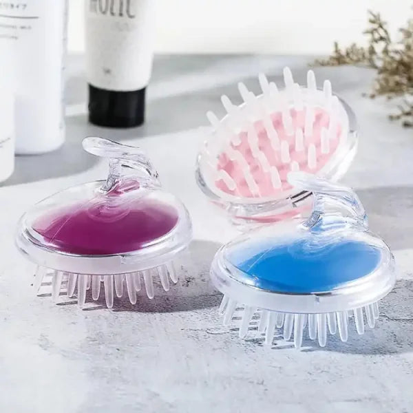 PACK OF 3 Head Scalp Massage Shampoo Brush