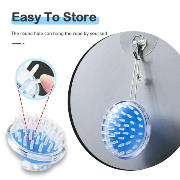 PACK OF 3 Head Scalp Massage Shampoo Brush